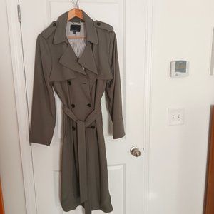Banana Republic Trench, Army Green, L/XL